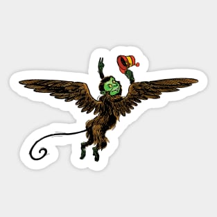 Wizard of Oz Flying Monkey Sticker